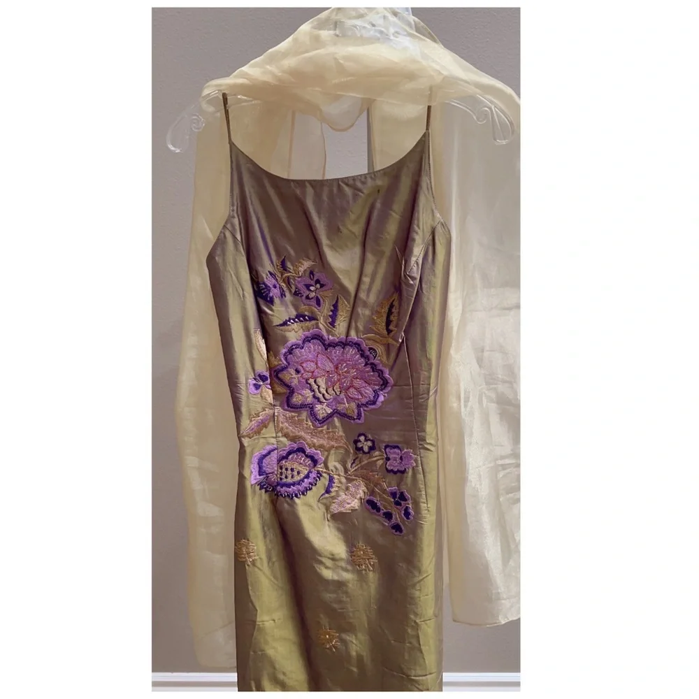 FREE PEOPLE 100% Silk Vintage Dress - Picture 13 of 13